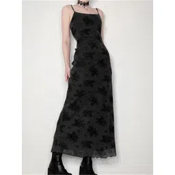 StyleCast Shoulder Straps Sleeveless Floral Print Maxi Dress-picture-11