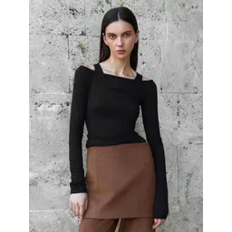 StyleCast Square Neck Fitted Top image 1