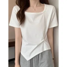 StyleCast Square Neck Solid Top-picture-23