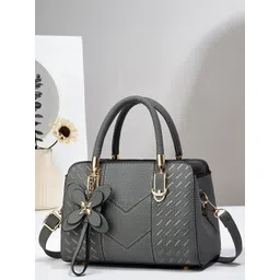 StyleCast Stylish Textured Swagger Handheld Bag With Detachable Sling Strap-picture-37