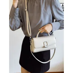 StyleCast Textured PU Structured Sling Bag-picture-21