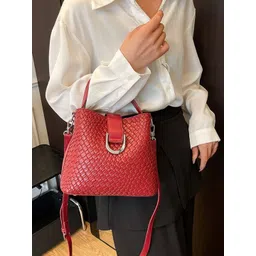 StyleCast Textured PU Structured Sling Bag-picture-23