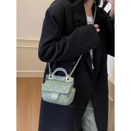 StyleCast Textured PU Structured Sling Bag-picture-12