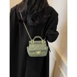 StyleCast Textured PU Structured Sling Bag image 4