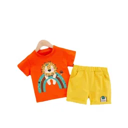 StyleCast Unisex Kids Pure Cotton Printed T-shirt with Shorts-picture-19
