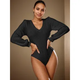 StyleCast V Neck Bodysuit-picture-40