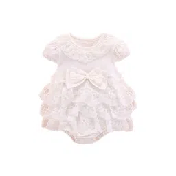 StyleCast White Girls Self Design Cotton Bodysuit-picture-24