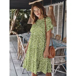 StyleCast Women Animal Printed A-Line Midi Dress-picture-35