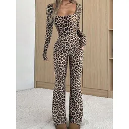 StyleCast Women Animal Printed Culotte Jumpsuit-picture-16