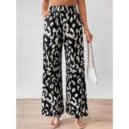 StyleCast Women Animal Printed Loose Fit Trousers-picture-12