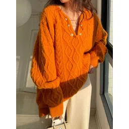 StyleCast Women Cable Knit Pullover-image-49