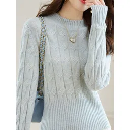 StyleCast Women Cable Knit Pullover image 2