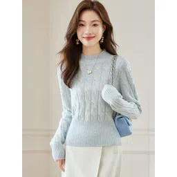 StyleCast Women Cable Knit Pullover image 3