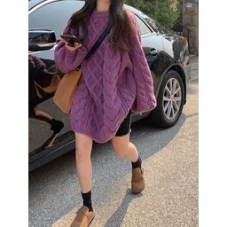 StyleCast Women Cable Knit Pullover image 2