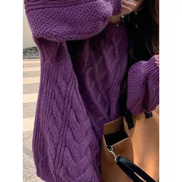 StyleCast Women Cable Knit Pullover image 3