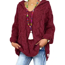 StyleCast Women Cable Knit Ribbed Pullover-picture-30