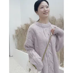 StyleCast Women Cable Knit Round Neck Full Sleeve Pullover-picture-14