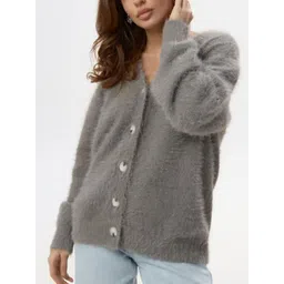 StyleCast Women Cardigan with Fuzzy Detail-picture-40