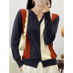 StyleCast Women Colourblocked Cardigan-picture-40