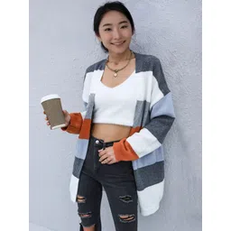 StyleCast Women Colourblocked Front-Open-picture-14