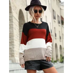 StyleCast Women Colourblocked Pullover-picture-17