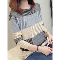 StyleCast Women Colourblocked Pullover-picture-35