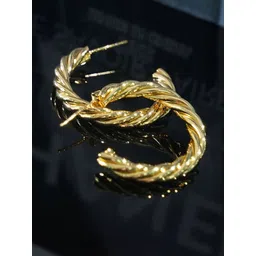 StyleCast Women Contemporary Half Hoop Earrings-picture-14