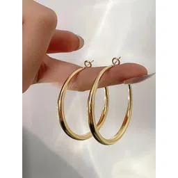StyleCast Women Contemporary Half Hoop Earrings-picture-13