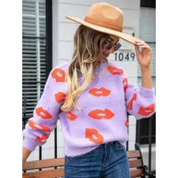 StyleCast Women Conversational Printed Long Sleeves Pullover-picture-38