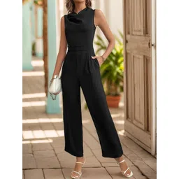 StyleCast Women Cowl Neck Basic Jumpsuit-picture-16