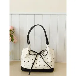 StyleCast Women Embellished Structured Bow Detail Shoulder Bag-picture-24