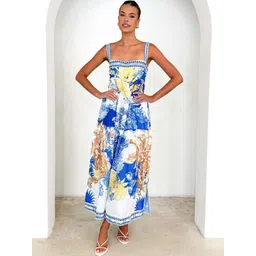 StyleCast Women Ethnic Motifs Printed Fit & Flare Maxi Dress-picture-12