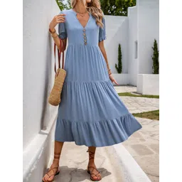 StyleCast Women Fit and Flare Midi Dress-picture-10