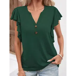 StyleCast Women Flutter Sleeve Top-picture-33