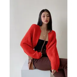 StyleCast Women Front-Open Crop Sweaters-picture-34