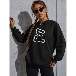 StyleCast Women Graphic Printed Hooded Pullover Sweatshirt-picture-33