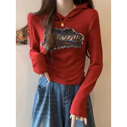 StyleCast Women Graphic Printed Hooded Sweatshirt-picture-33