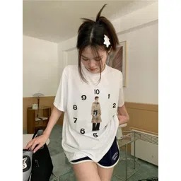 StyleCast Women Graphic Printed Round Neck Cotton Oversized T-shirt-picture-21