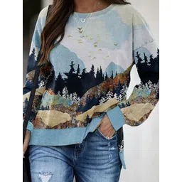 StyleCast Women Graphic Printed Round Neck Sweatshirt-picture-25