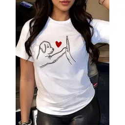 StyleCast Women Graphic Printed Round Neck T-shirt-picture-27