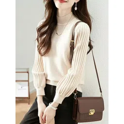 StyleCast Women High Neck Full Sleeve Pullover-picture-38