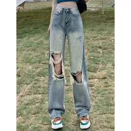 StyleCast Women Highly Distressed Heavy Fade Jeans-picture-40