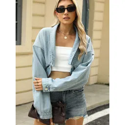StyleCast Women Lightweight Crop Denim Jacket-picture-32