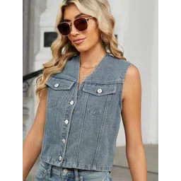 StyleCast Women Lightweight Crop Denim Jacket-picture-29