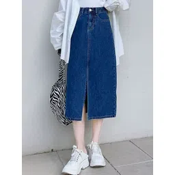 StyleCast Women Mid-Rise A-Line Midi Skirt-picture-11