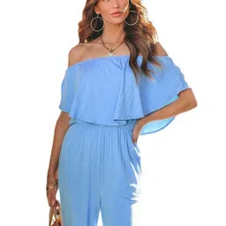 StyleCast Women Off-Shoulder Basic Jumpsuit image 2