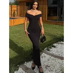 StyleCast Women Off-Shoulder Maxi Dress-picture-26