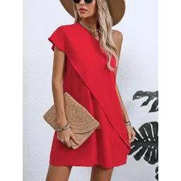 StyleCast Women One Shoulder A-Line Mini Dress-picture-19