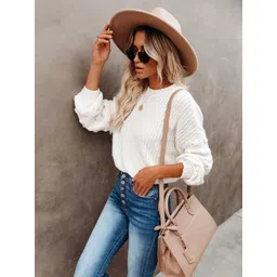 StyleCast Women Open Knit Pullover Sweater-picture-32