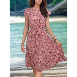 StyleCast Women Print A-Line Dress-picture-32